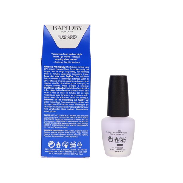 . OPI Rapi Dry Top Coat - 0.5 fl. oz