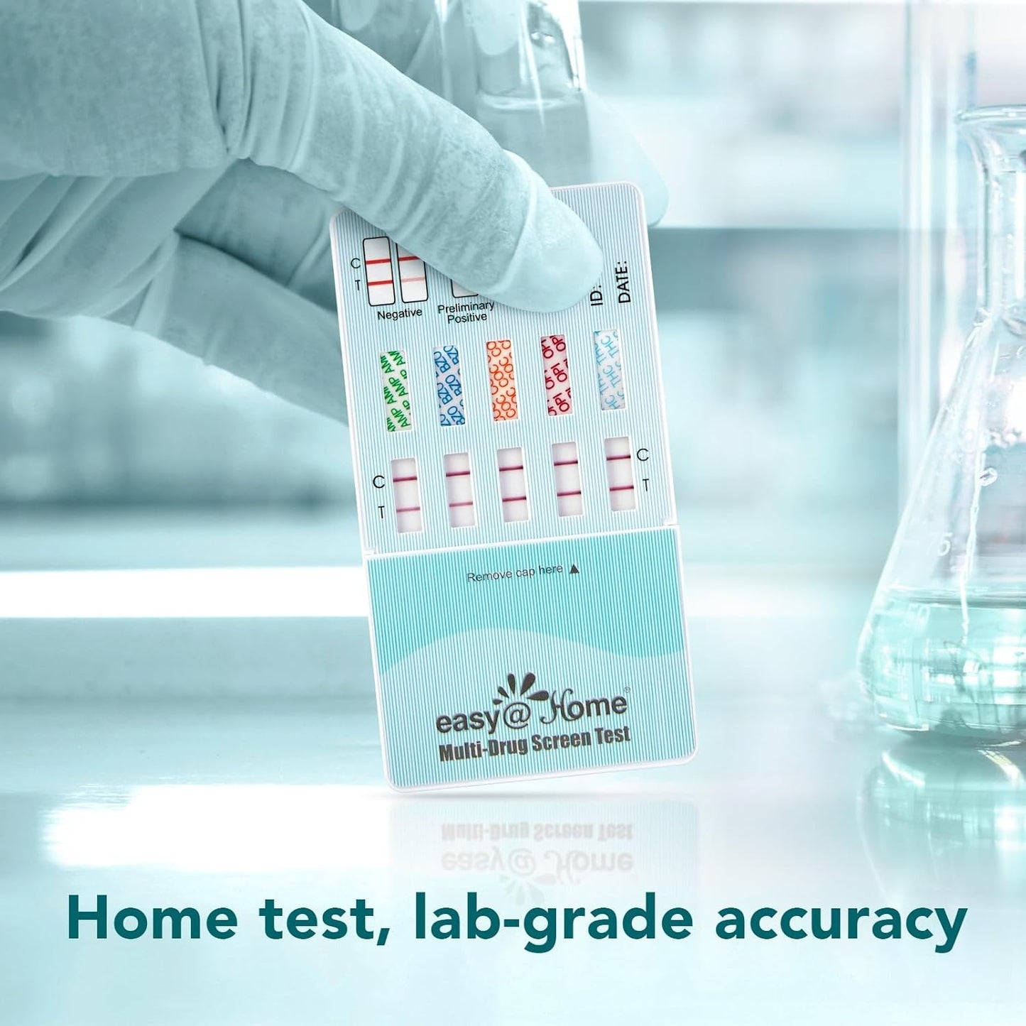 Multi-Drug Screen Test: at Home Drug Testing Kits 5 panels 5 pack