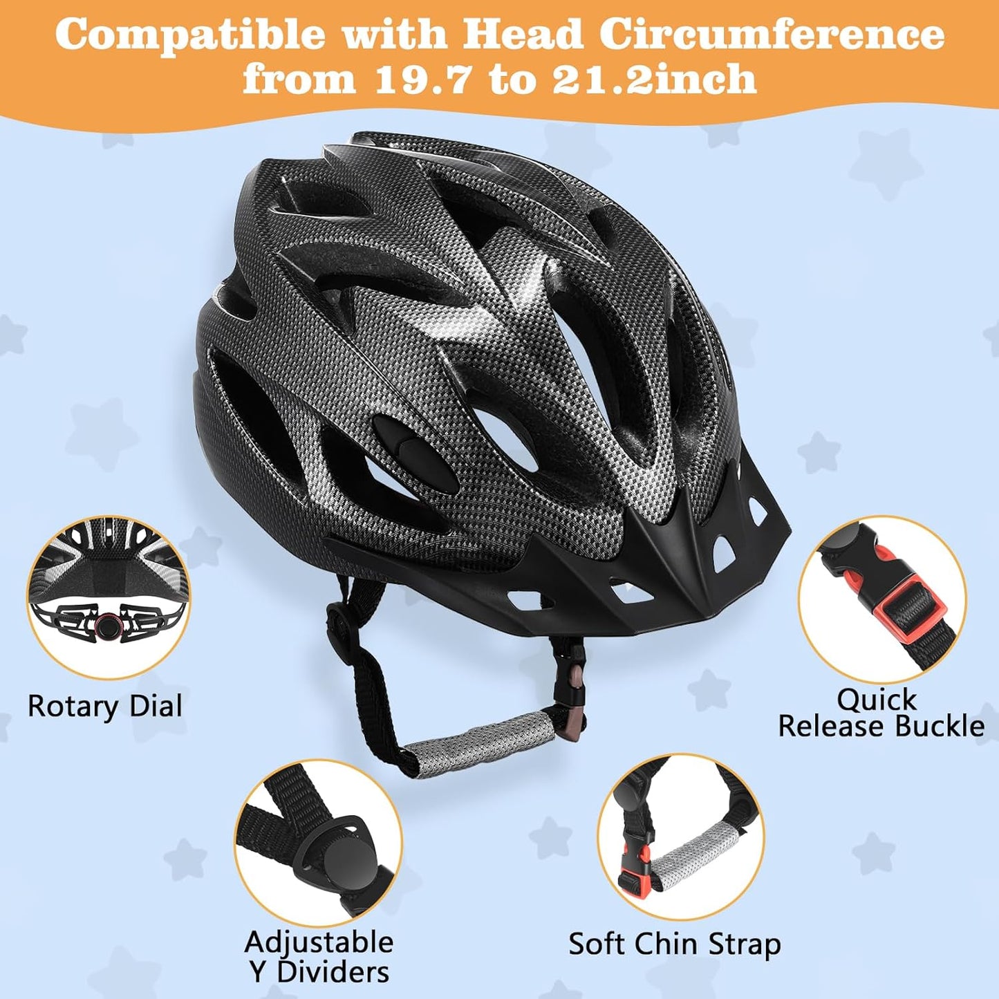 Kids Bike Helmet, Ages 5-8/8-14 Year Olds